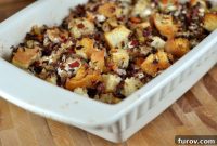 Decadent Wild Rice and Creamy Goat Cheese Stuffing