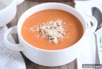 Velvety Instant Pot Tomato Basil Soup