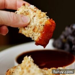 Homemade Baked Chicken Nuggets with a golden-brown coating.