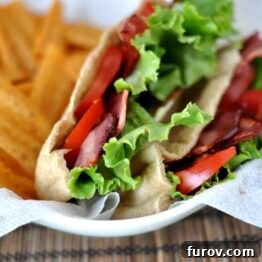 BLT Pita Pockets