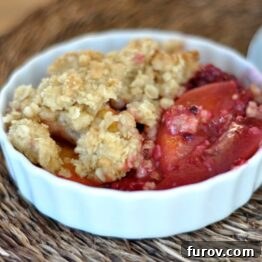 Blackberry Nectarine Crumble