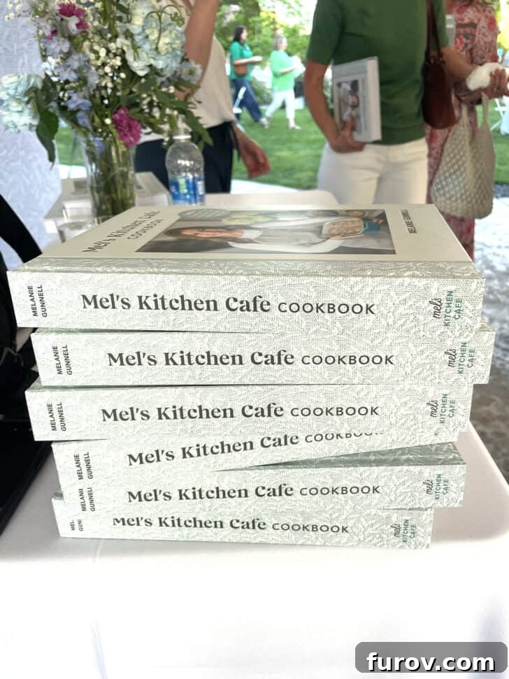 Friday Focus: My Current Chapter 10 A beautifully arranged stack of Mel's Kitchen Cafe Cookbooks, ready for new homes.