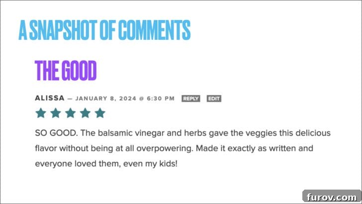 White background with the title A Snapshot of Comments and a 5-star comment, indicating positive feedback from readers.