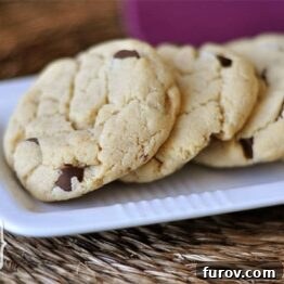 Egg-Free Cream Cheese Chocolate Chip Cookies