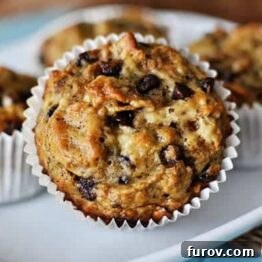 Delicious Healthy Banana Bran Muffins