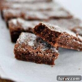 A perfectly baked and dusted chocolate shortbread finger, highlighting its rich color and tender texture, ready to be enjoyed.