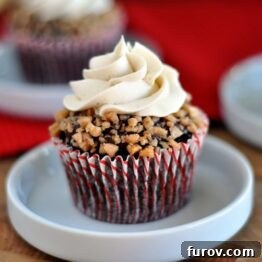 Toffee Crunch Cupcakes