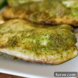 Baked Tilapia with Ginger and Cilantro - recipe thumbnail