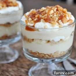 Banana Caramel Cream Trifles