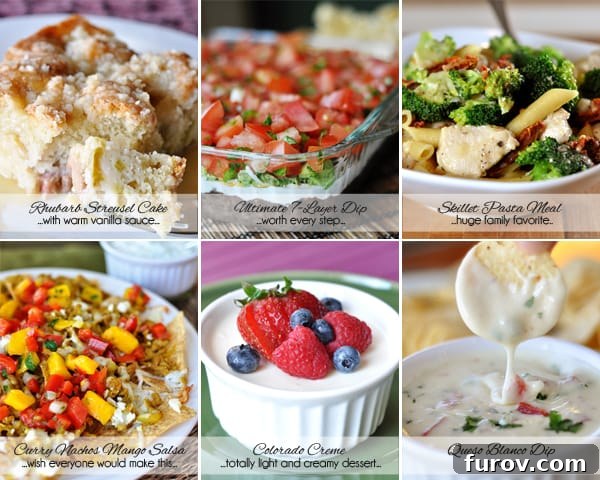 melskitchencafe.com: 6 Recipes the World Forgot - Clickable image map featuring six unique recipes.
