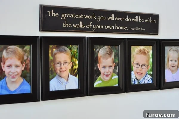 Saturday Unveiling: What Has Been on My Mind 5 five framed pictures of little kids