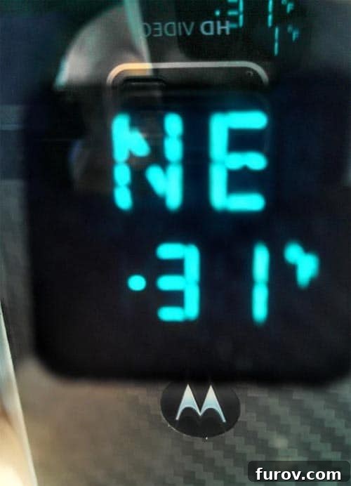 Rustic Tuscan Sausage and Cannellini Bean Soup 3 A digital thermometer displaying a frigid -31 degrees Fahrenheit, emphasizing extreme cold weather.