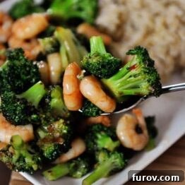 Broccoli and Brown Rice Stir-Fry: Plant-Powered or Protein-Packed 4 Close-up of Stir-Fried Broccoli with Brown Rice