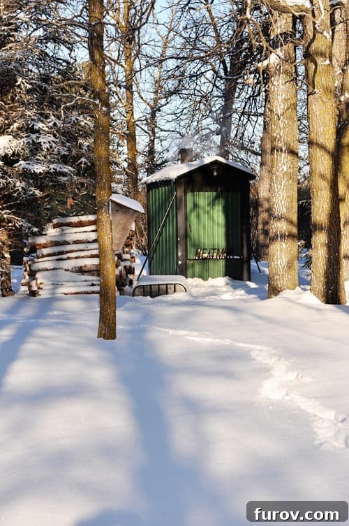 Snapshot Saturday: A Slice of Life 6 Freddie Heatmor, a large outdoor wood furnace, standing proudly in a backyard as the essential, albeit stinky, heating source for a family home.
