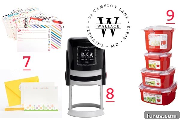 Curated Gifts for Every Kind of Mom 4 Mother's Day Gift Guide - Featuring Erin Condren products and Address Stamp