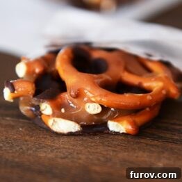 Dark Chocolate Sea Salt Caramel Pretzel Bark