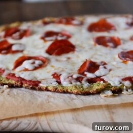 Zucchini pizza crust with toppings