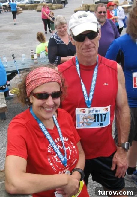 Rob and Sheila, post-weight loss, looking fit and happy