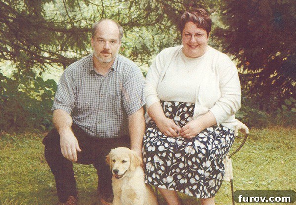 Rob and Sheila when they were overweight in Summer 2003