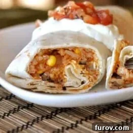 Delicious Super Bean Burritos, perfect for freezing and meal prep.