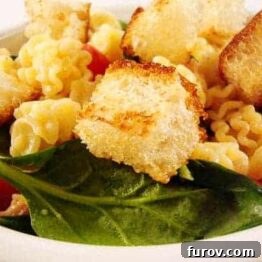A delicious bowl of BLT Pasta, garnished with fresh ingredients.