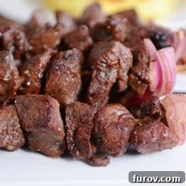 Balsamic Beef or Chicken Kebabs