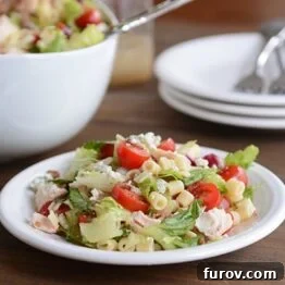 Portillo's Chopped Salad with Sweet Italian Dressing