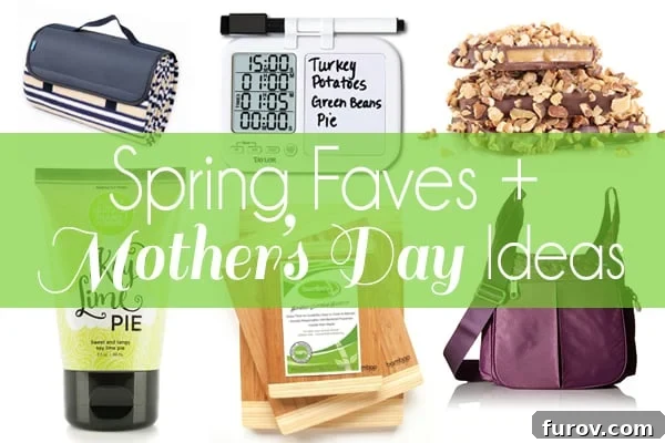 Joyful Picks: Mothers Day Gifts and Seasonal Delights 2 Mother's Day Gift Guide: A vibrant collage showcasing diverse gift ideas, perfect for moms and spring favorites.