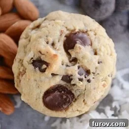 Almond Joy Chocolate Chip Cookie