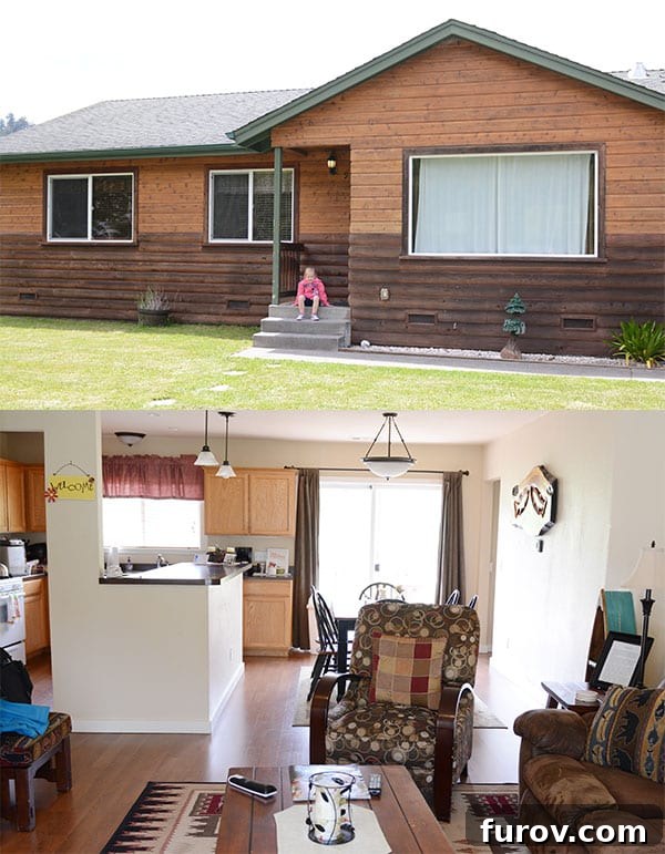 Effortless Wonders: Your Relaxed Guide to the Redwood Giants 4 Cozy Elk Meadows Cabins nestled in a clearing, surrounded by towering Redwood trees under a clear sky.