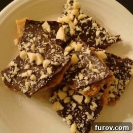 Delicious Mock Chocolate Macadamia Toffee