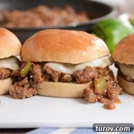 Philly Cheesesteak Sloppy Joes