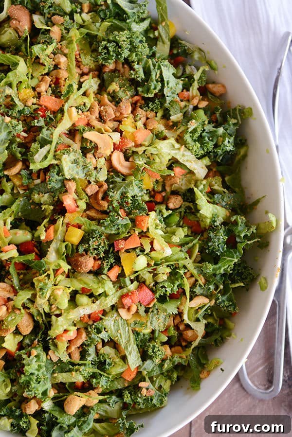 Inside My Diet & Fitness: Daily Goals and The January Healthy Eating Challenge 4 Chopped Thai Vegetable Salad