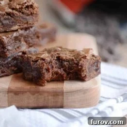 Extra Fudgy Brownies {One Bowl!}