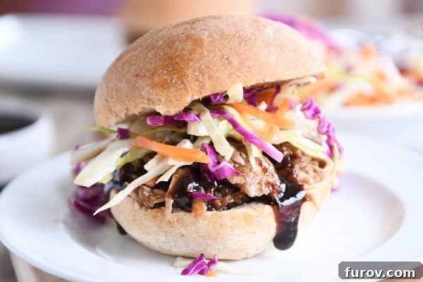 Back-to-School Meal Prep: Easy Dinners, Smart Lunches, and Quick Snacks 7 Honey balsamic BBQ pork sandwich with coleslaw - a quick dinner idea