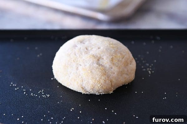 Simple Homemade English Muffins No Mixer Whole Grain 16 Baking english muffins on griddle.