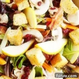 Gourmet Green Salad with Homemade Red Wine Vinaigrette
