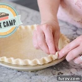 Unlock the Secret to Flaky Homemade Pie Crust 25 An appetizing image of the perfect flaky pie crust.
