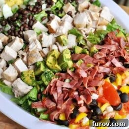 Southwestern Cobb Salad with Green Goddess Dressing