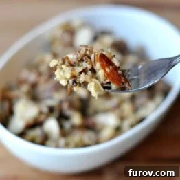 Wild Rice Hot Dish, a comforting casserole with unique ingredients.
