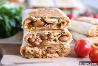 Cheesy Crispy Chicken Enchilada Wraps