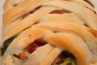 Irresistible Ham and Broccoli Crescent Braid