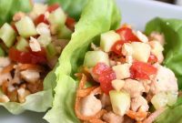 30-Minute Cashew Chicken Lettuce Cups