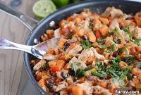Loaded Mexican Chicken Sweet Potato Skillet