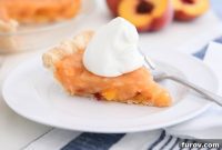 Ultimate No-Bake Fresh Peach Pie