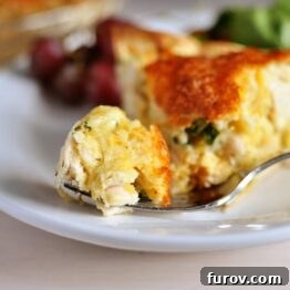Cheesy Chicken Quesadilla Pie slice on a plate