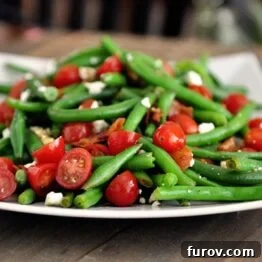 Fresh Green Bean Salad with Balsamic Dressing