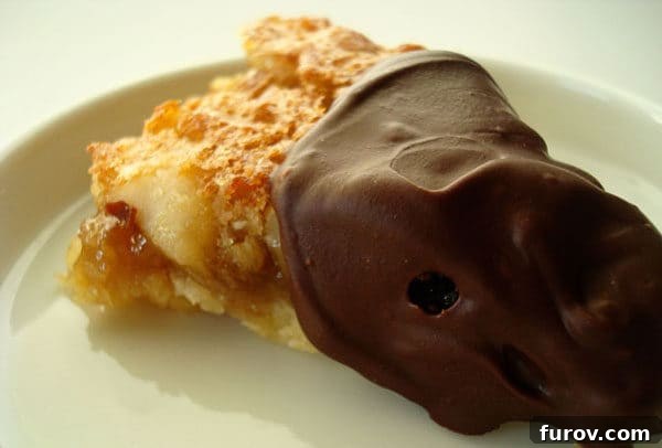 Beautifully arranged coconut triangle bars, half dipped in chocolate, presented on a white plate.
