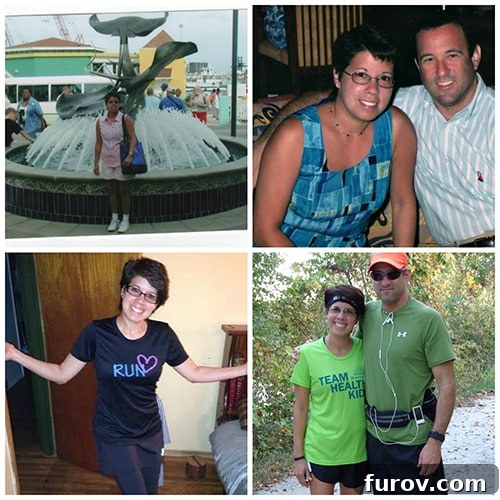 Mary Jo's Journey 4 Before and after comparison photos of Mary Jo, showcasing her inspiring 30-pound weight loss transformation.