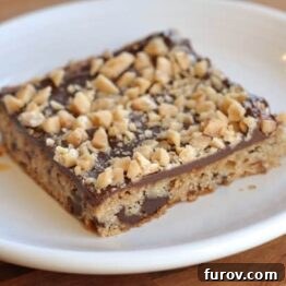 Chocolate Toffee Shortbread Bars